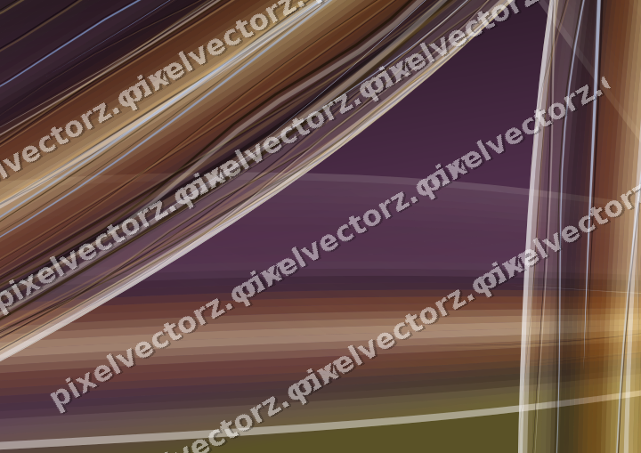 Abstract glass arc in dark magenta and amber