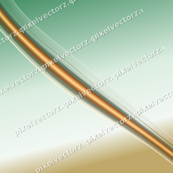 Abstract glass arc in red and orange