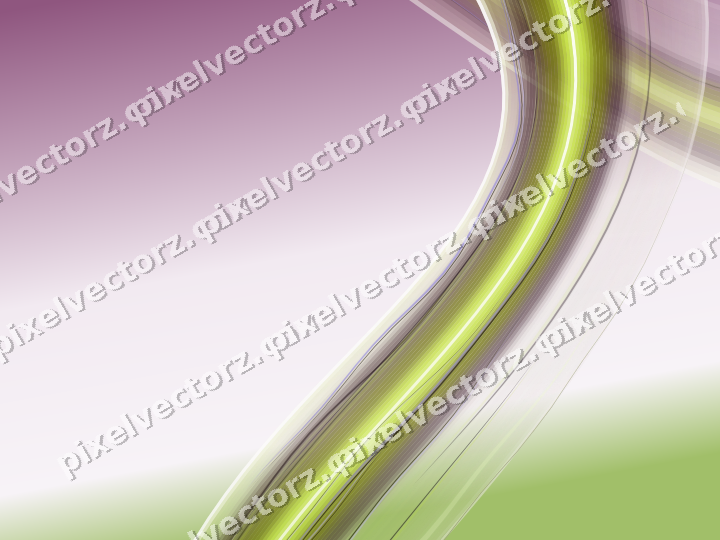Abstract glass arc in dark magenta and lime