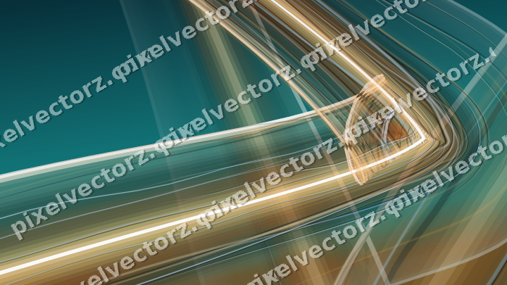 Abstract glass arc in pink and cyan