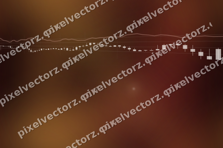 Nahtloser Neon Diagramm Hintergrund in Orange und Bernstein