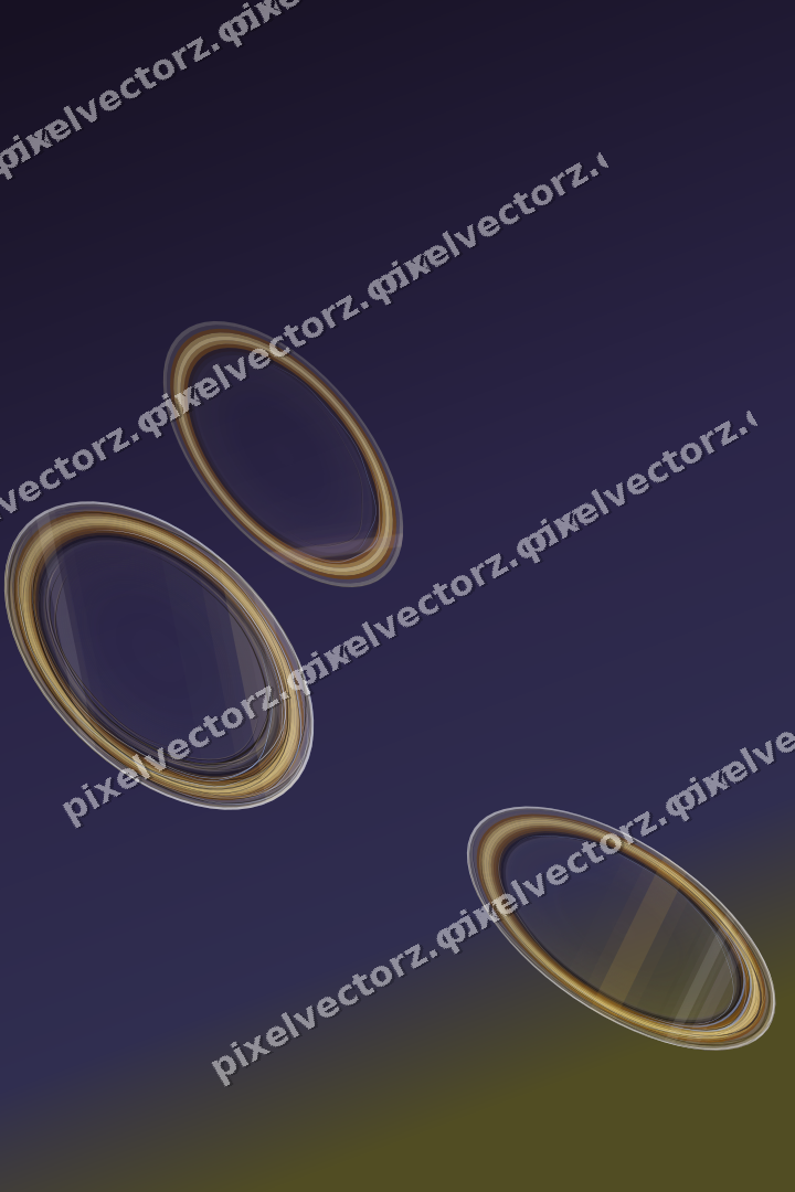 Abstract glass arc in amber and purple