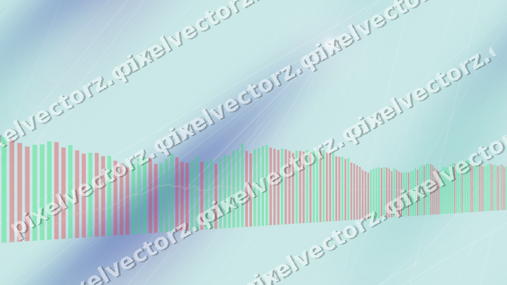 Nahtloser Pastell Diagramm Hintergrund in Blau und Türkis