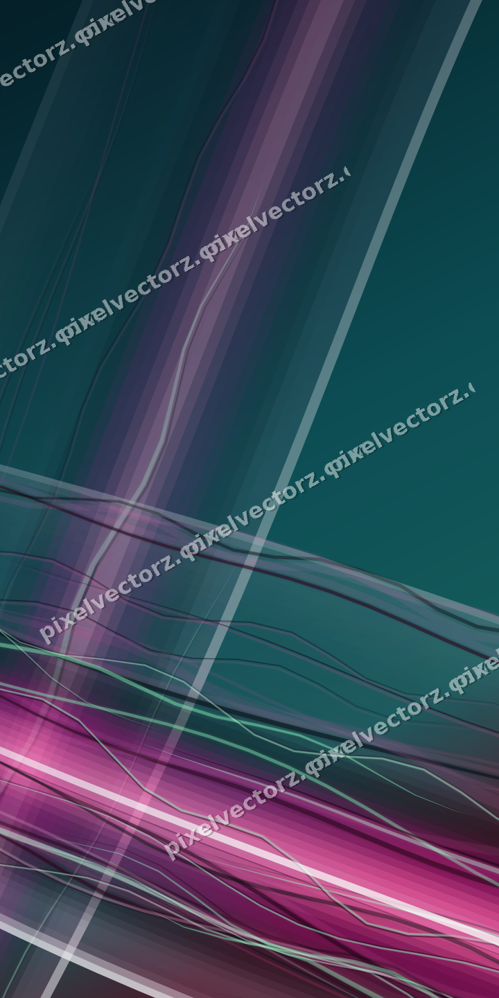 Abstract glass arc in magenta and purple