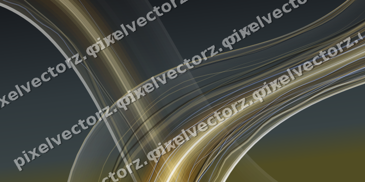 Abstract glass arc in amber and grey