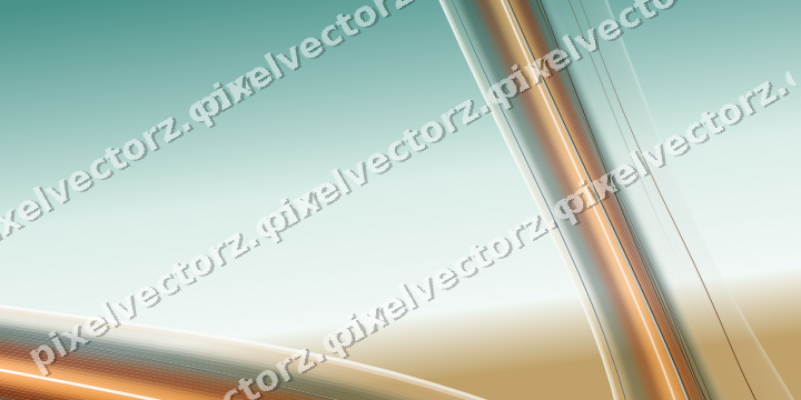 Abstract glass arc in pink and orange