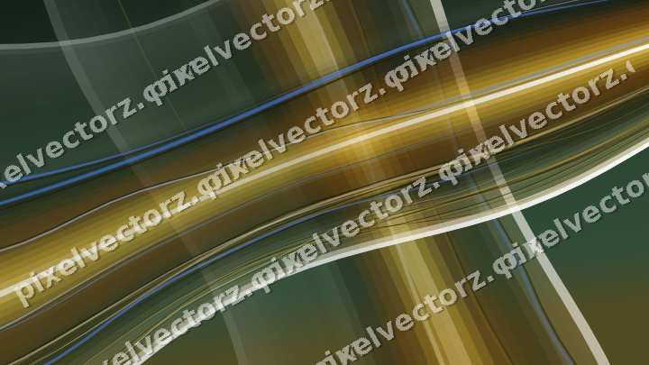 Abstract glass arc in dark green and amber