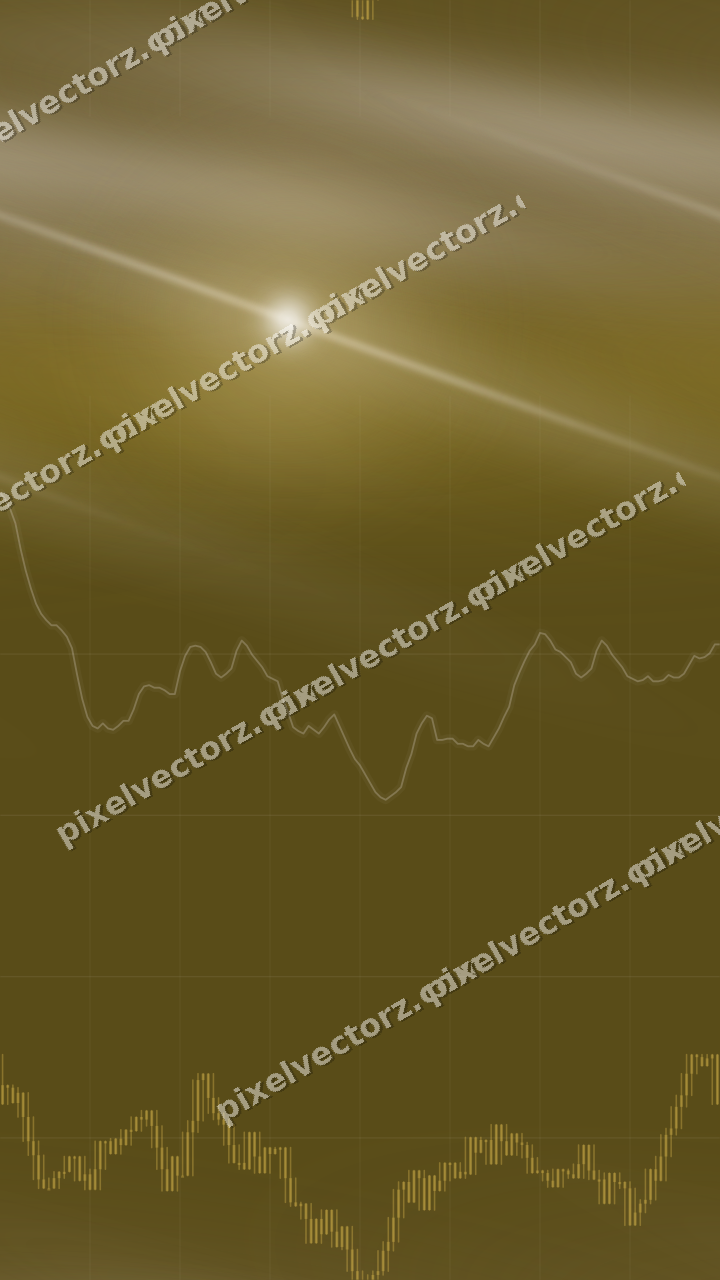 Nahtloser Neon Diagramm Hintergrund in Bernstein und Blassorange
