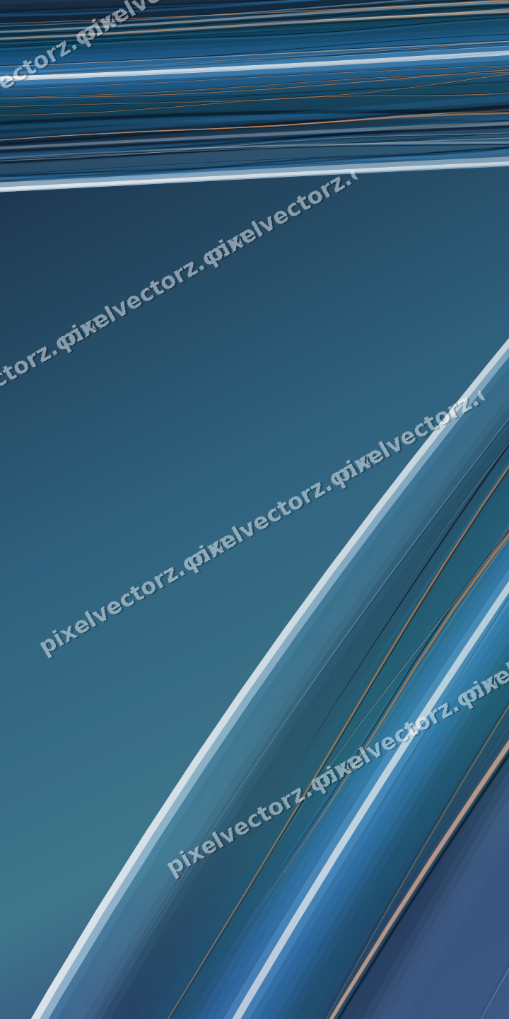 Abstract glass arc in teal and pale cyan