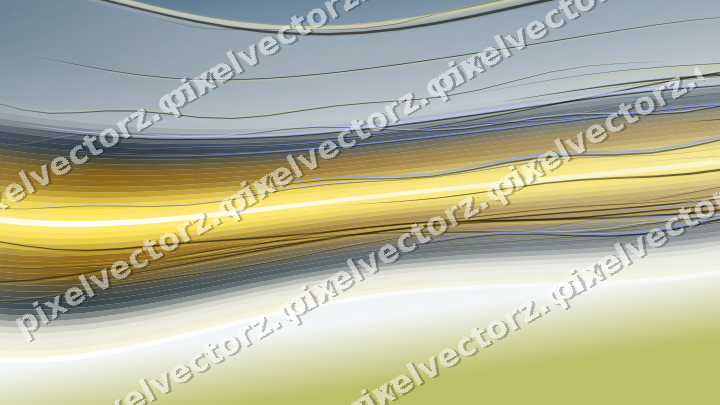 Abstract glass arc in lime and amber