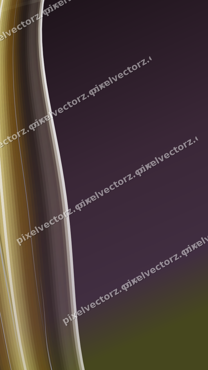 Abstract glass arc in dark magenta and lime