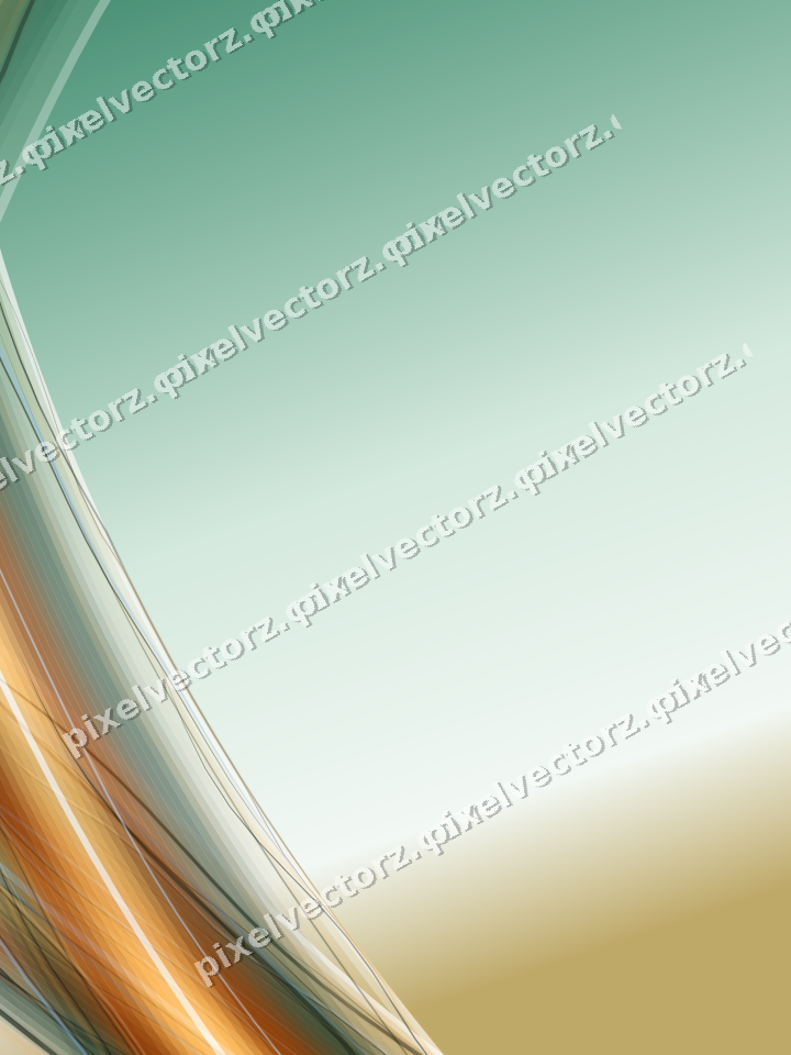 Abstract glass arc in pale pink and pale amber