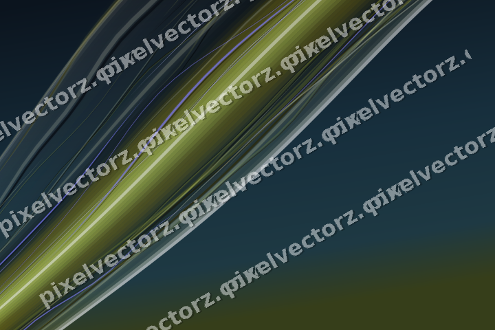 Abstract glass arc in yellow and grey