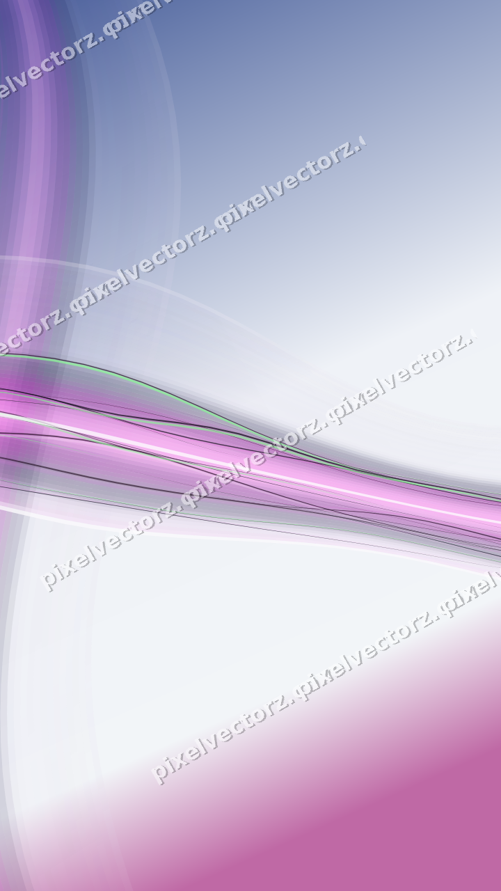 Abstract glass arc in purple and blue
