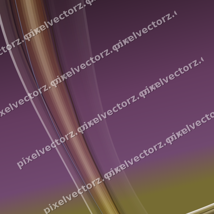 Abstract glass arc in dark magenta and amber