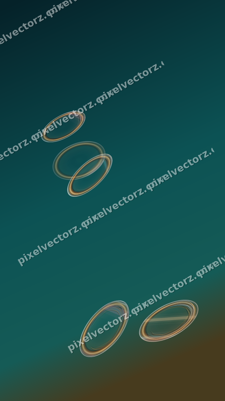 Abstract glass arc in pink and cyan