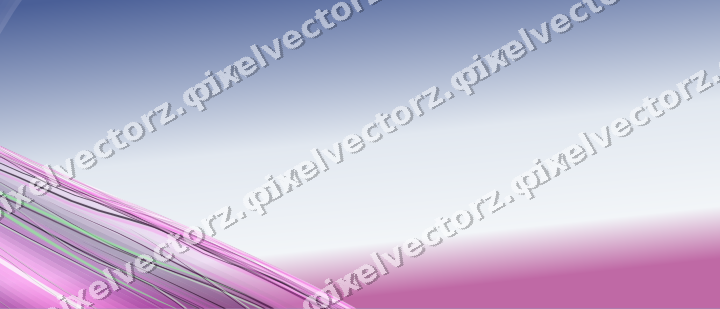 Abstract glass arc in purple and blue