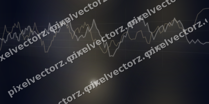 Nahtloser Neon Diagramm Hintergrund in Bernstein und Blau