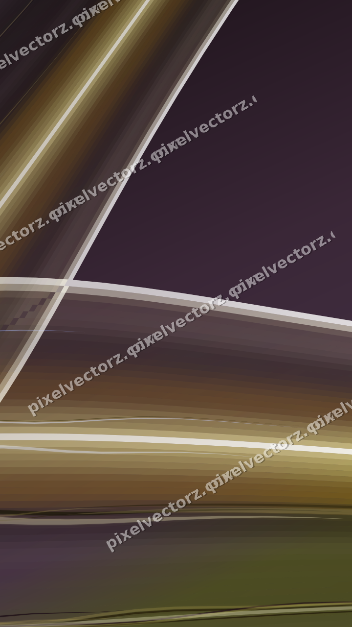 Abstract glass arc in dark magenta and lime