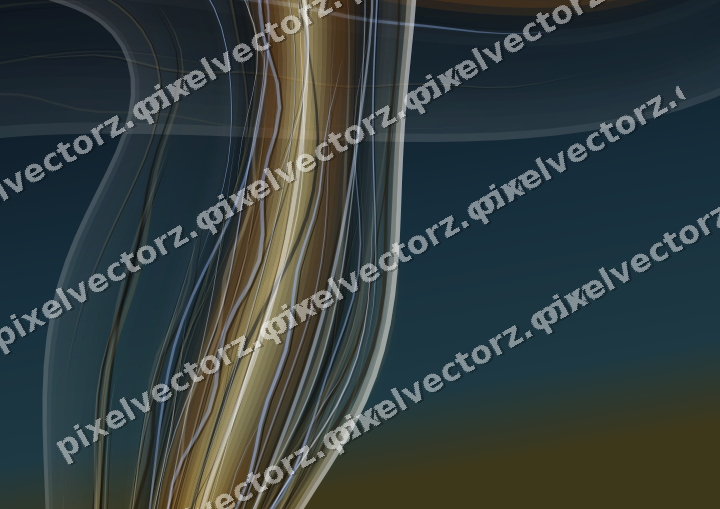 Abstract glass arc in dark magenta and amber