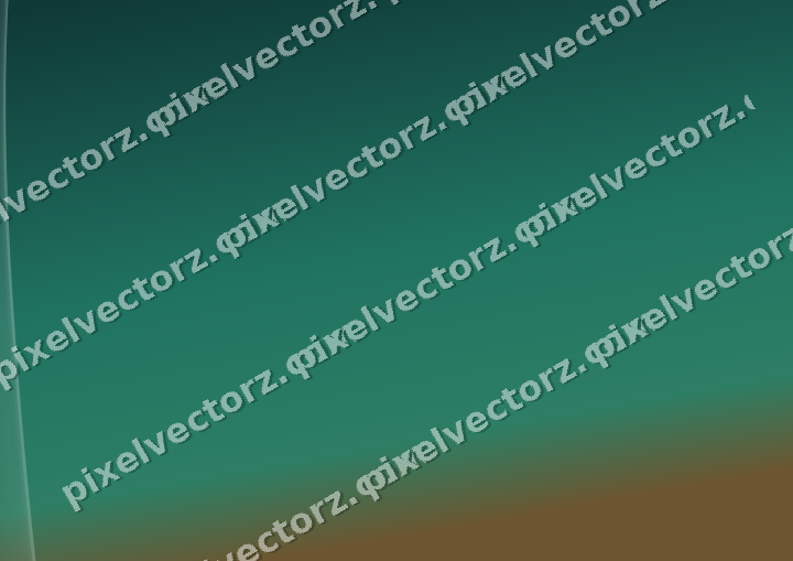 Abstract glass arc in orange and teal