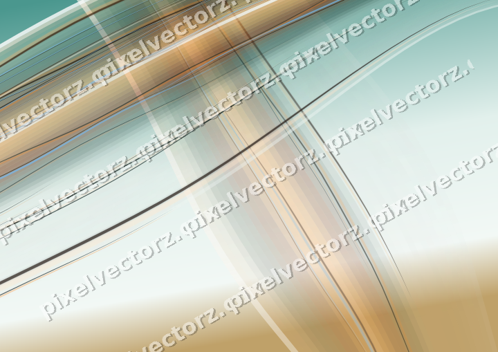 Abstract glass arc in pink and orange