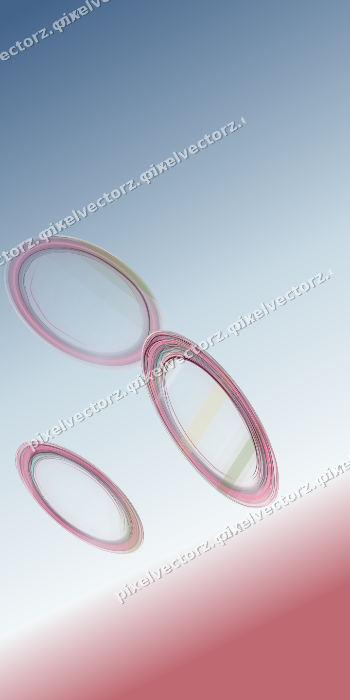 Abstract glass arc in dark lime and dark pink