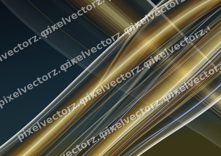 Abstract glass arc in amber and pale orange