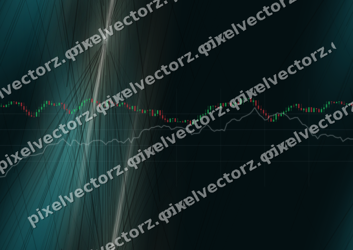 Nahtloser Neon Diagramm Hintergrund in Petrol und Orange