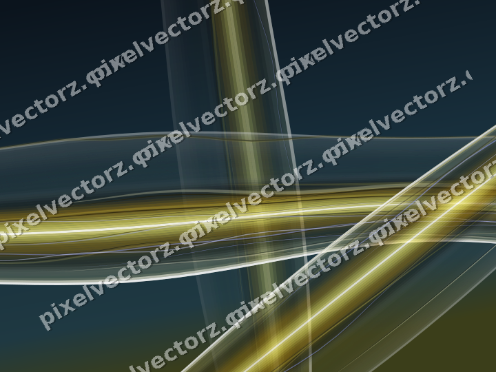 Abstract glass arc in dark amber and yellow