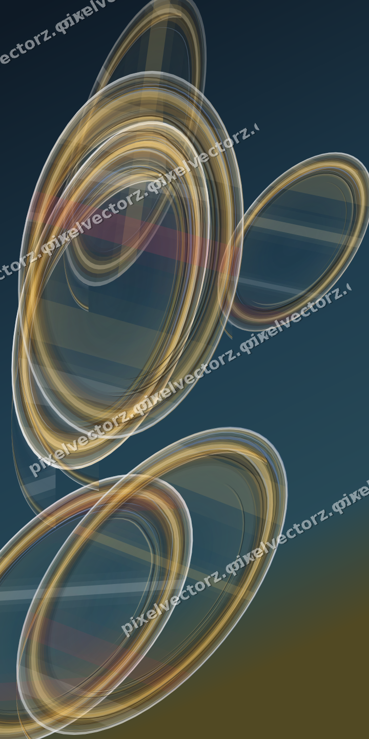 Abstract glass arc in dark pink and amber