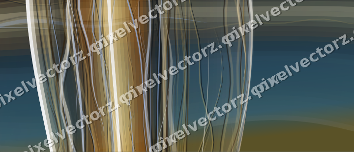 Abstract glass arc in dark pink and red
