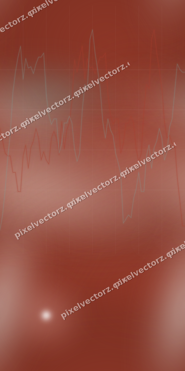 Nahtloser Neon Diagramm Hintergrund in Rot und Orange