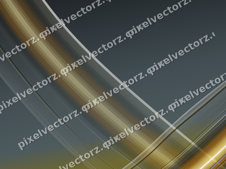 Abstract glass arc in amber and grey