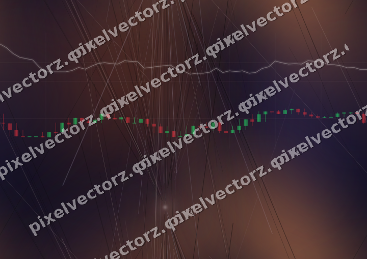 Nahtloser Neon Diagramm Hintergrund in Orange und Blau
