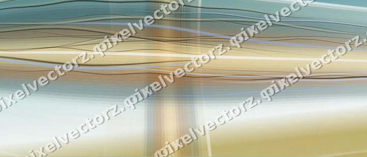 Abstract glass arc in amber and dark teal