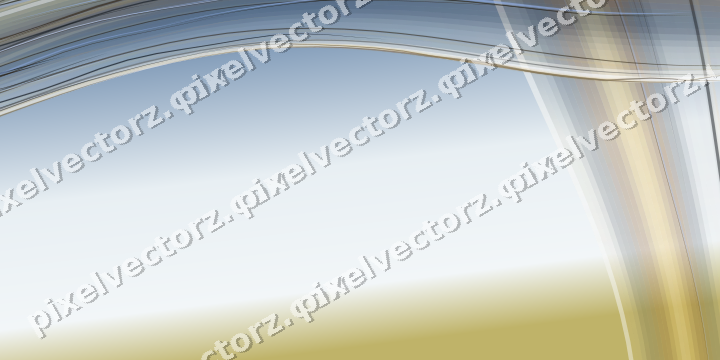 Abstract glass arc in orange and amber