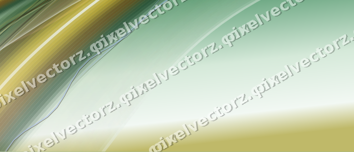 Abstract glass arc in dark green and amber