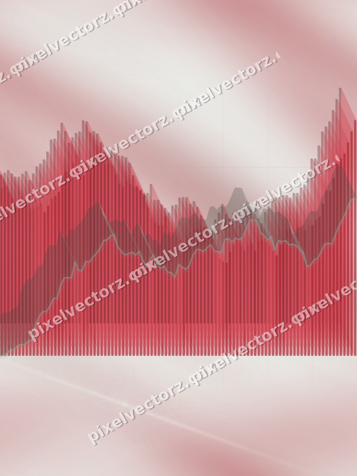 Nahtloser Pastell Diagramm Hintergrund in Rot und Blasslimette