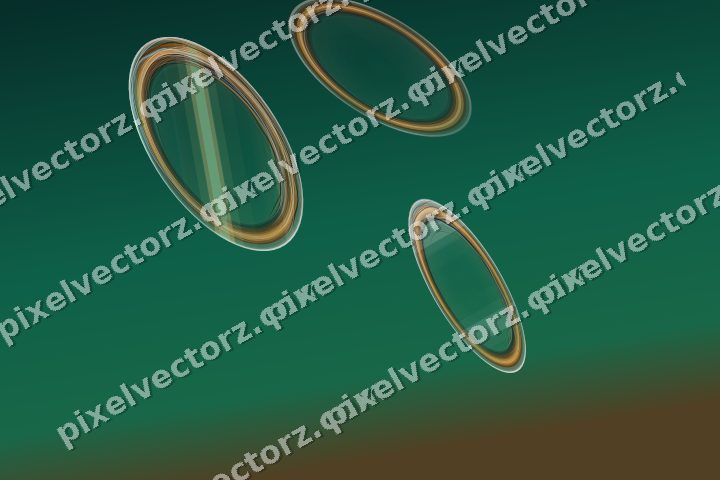 Abstract glass arc in pink and orange