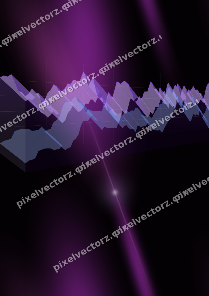 Nahtloser Neon Diagramm Hintergrund in Violett und Blau