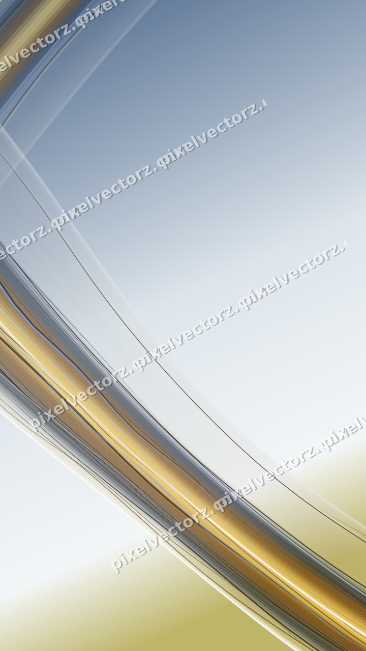 Abstract glass arc in amber and green
