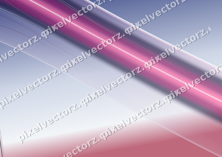 Abstract glass arc in pink and blue