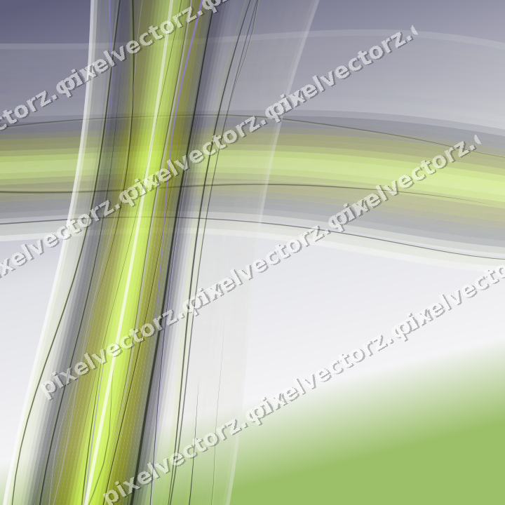 Abstract glass arc in purple and lime