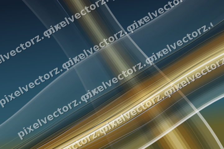 Abstract glass arc in amber and dark green