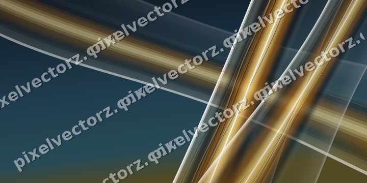 Abstract glass arc in orange and amber