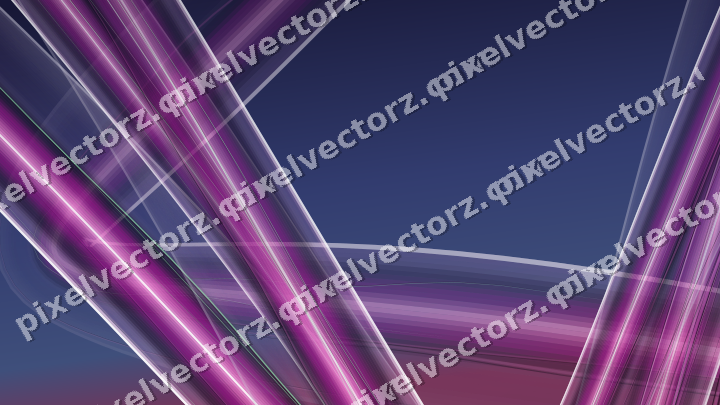 Abstract glass arc in purple and blue