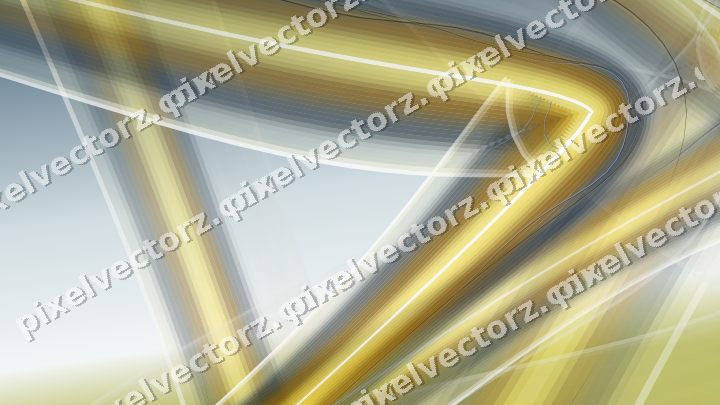 Abstract glass arc in lime and amber