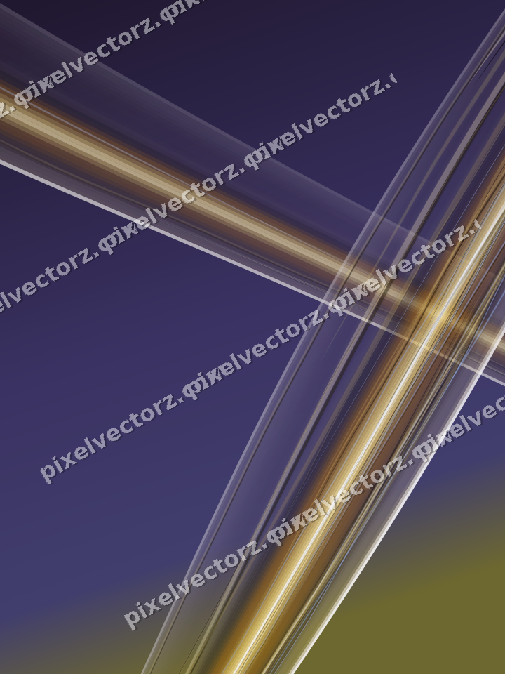 Abstract glass arc in amber and purple