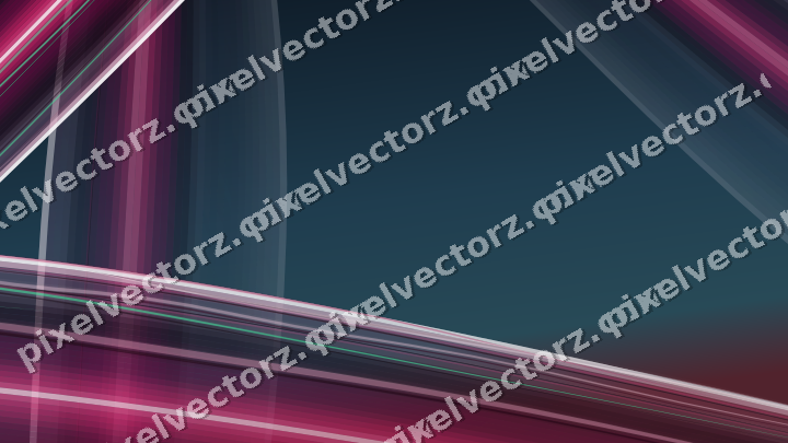 Abstract glass arc in lime and pink